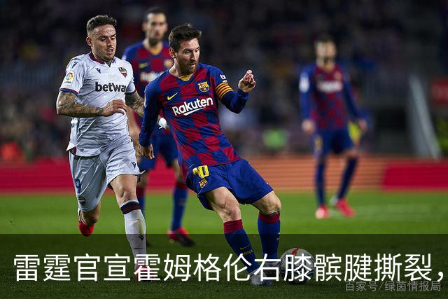雷霆官宣霍姆格伦右膝髌腱撕裂，至少缺阵8-10周